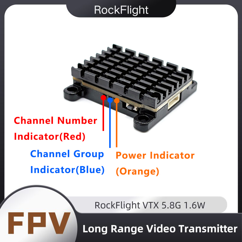RockFlight TX663 VTX 5.8G 48CH - огляд і ціна Fpv Drone Frame