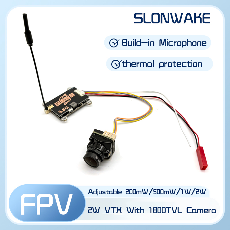 SLONWAKE 5.8G 56CH 2W transmit - огляд і ціна Fpv Drone Frame