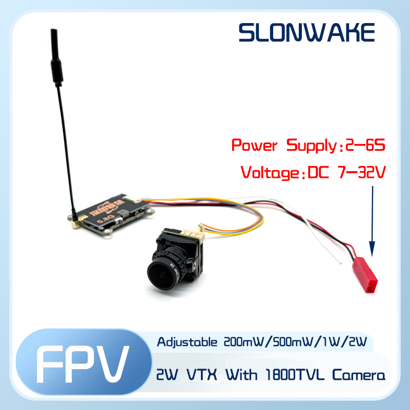 SLONWAKE 5.8G 56CH 2W transmit - огляд і ціна Fpv Drone Frame
